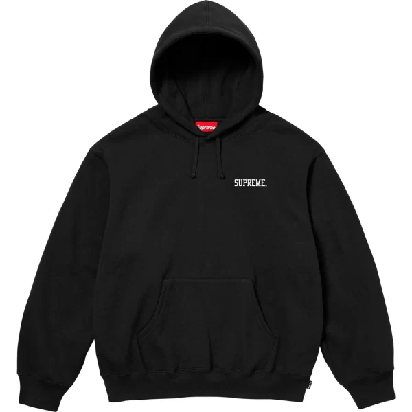 Supreme Anarchy Hooded Sweatshirt "Black" (FW 24)