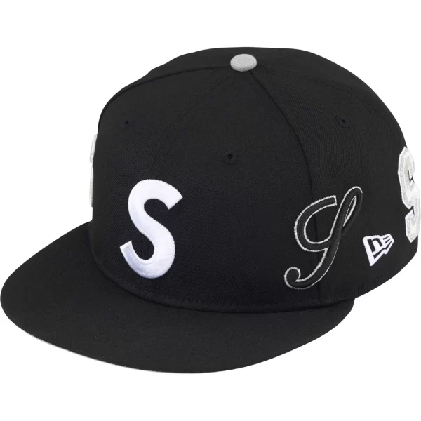 Supreme x New Era Multi S Logo “Black” (SS 25)