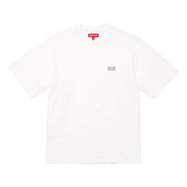 Supreme Warm Up Washed S/S Top “White” (SS 25)