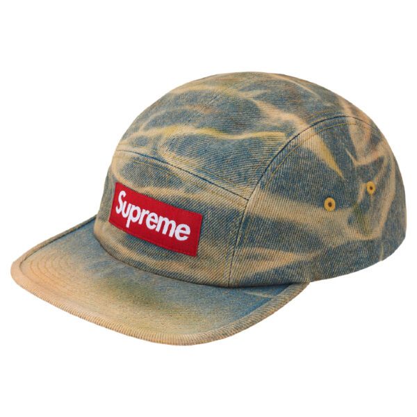 Supreme Denim Camp Cap "Dirty Indigo" (FW 25)