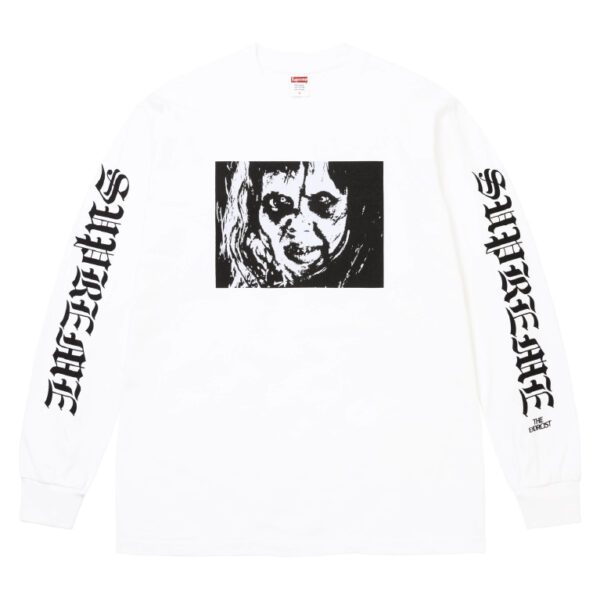 Supreme x The Exorcist Mother L/S Tee “White” (FW 25)