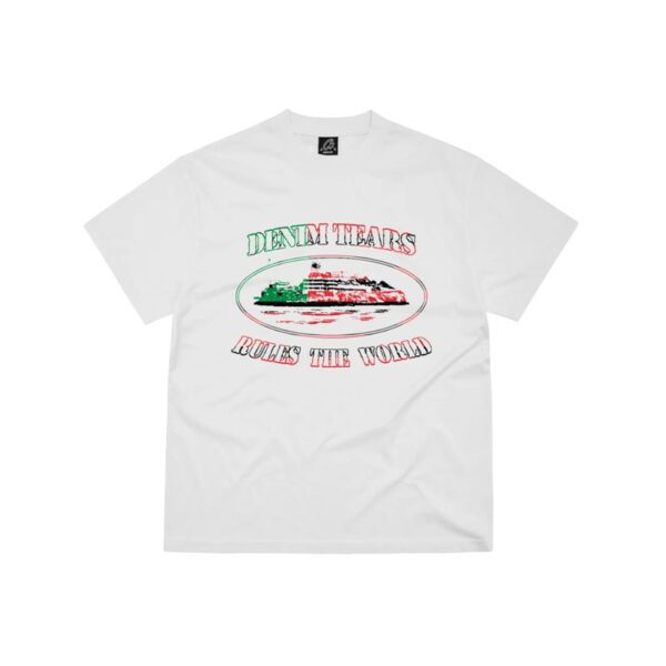 Denim Tears x Corteiz - Cortears OG Alcatraz Tee White