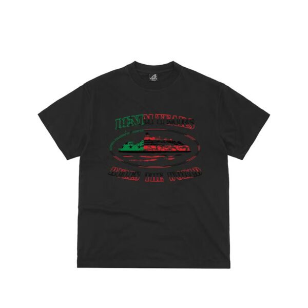 Denim Tears x Corteiz - Cortears OG Alcatraz Tee Black