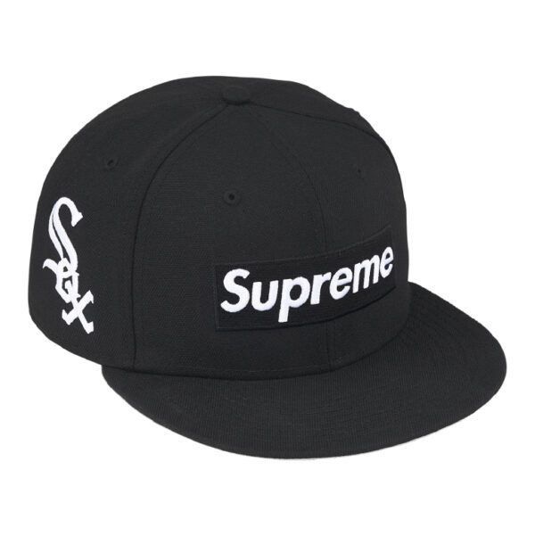 Supreme x MLB Teams Box Logo New Era Chicago White Sox “Black” (FW 25)