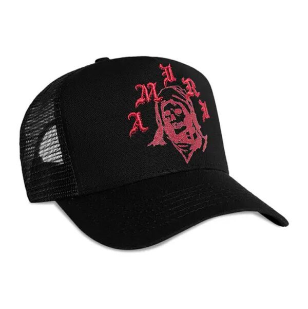 AMIRI Amiri Reaper Trucker Hat Black/Red