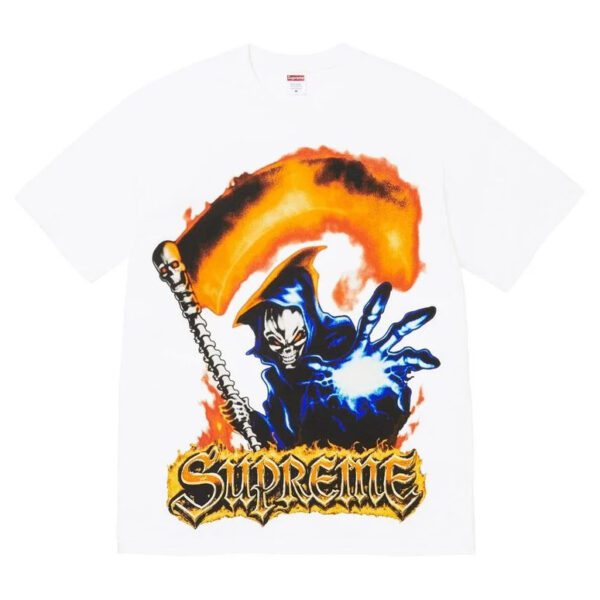 Supreme Grim Reaper Tee “White” (SS 26)