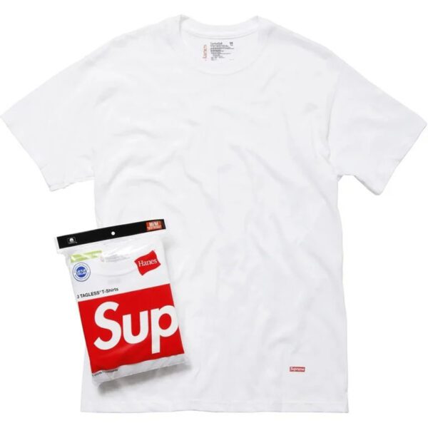 Supreme x Hanes Tagless Tee "White"
