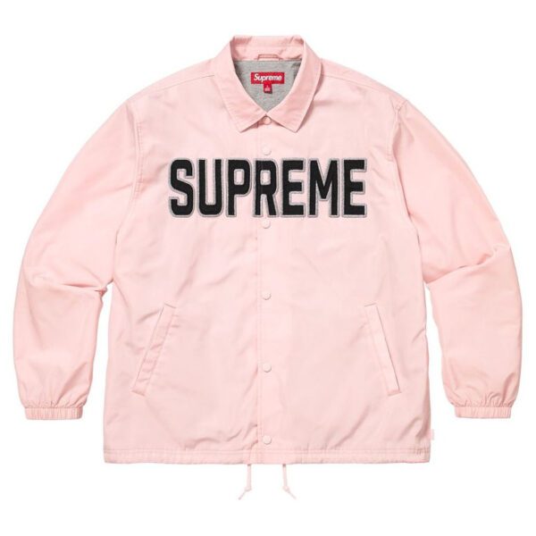 Supreme Spellout Coaches Jacket “Pink”