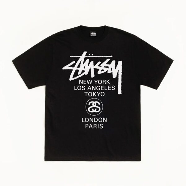 Stüssy World Tour Tee “Black”