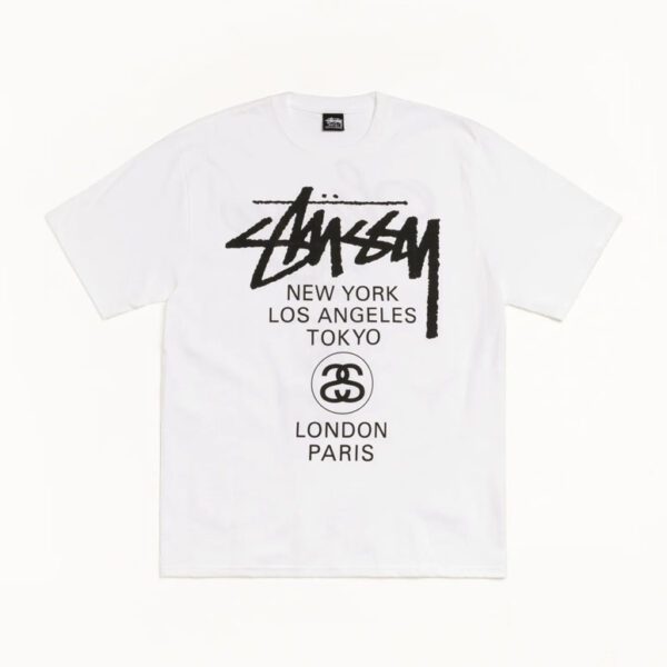 Stüssy World Tour Tee “White”