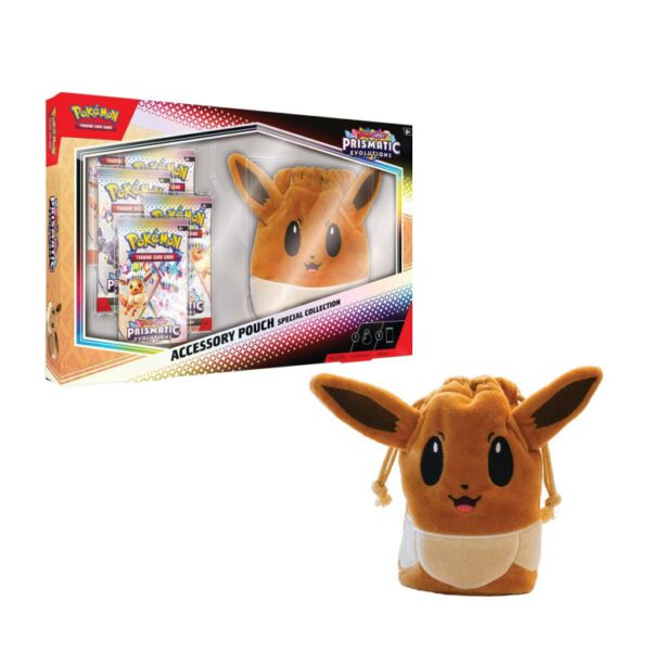 Pokémon TCG Prismatic Evolutions Accessory Pouch Special Collection (5 packs)