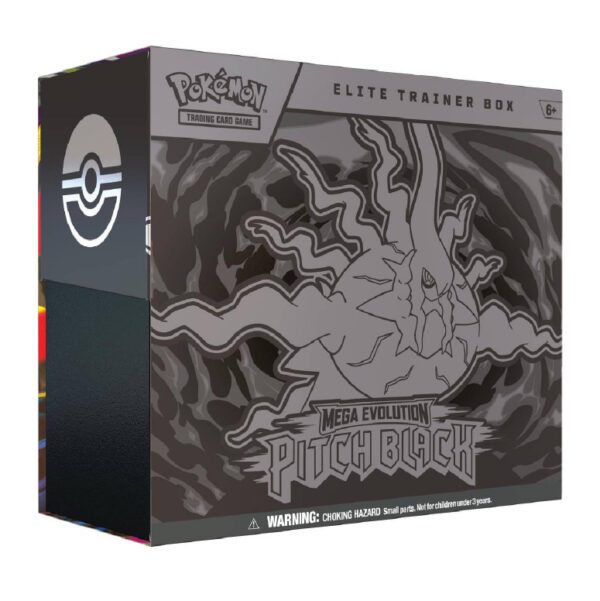 Pokémon TCG: Mega Evolution-Pitch Black Elite Trainer Box (9 Packs)