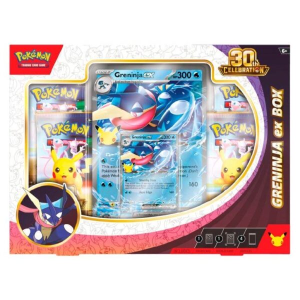 Pokémon TCG: 30th Celebration Greninja ex Box (Inglés)
